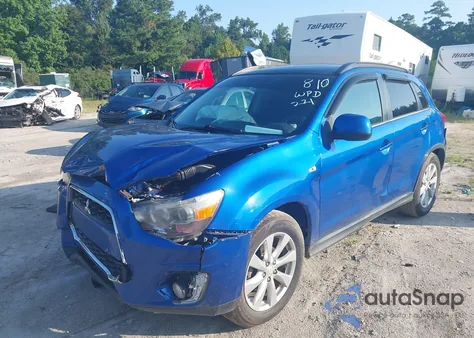 2015 Mitsubishi Outlander Sport Se from USA, damaged, VIN 4A4AP4AU5FE013422